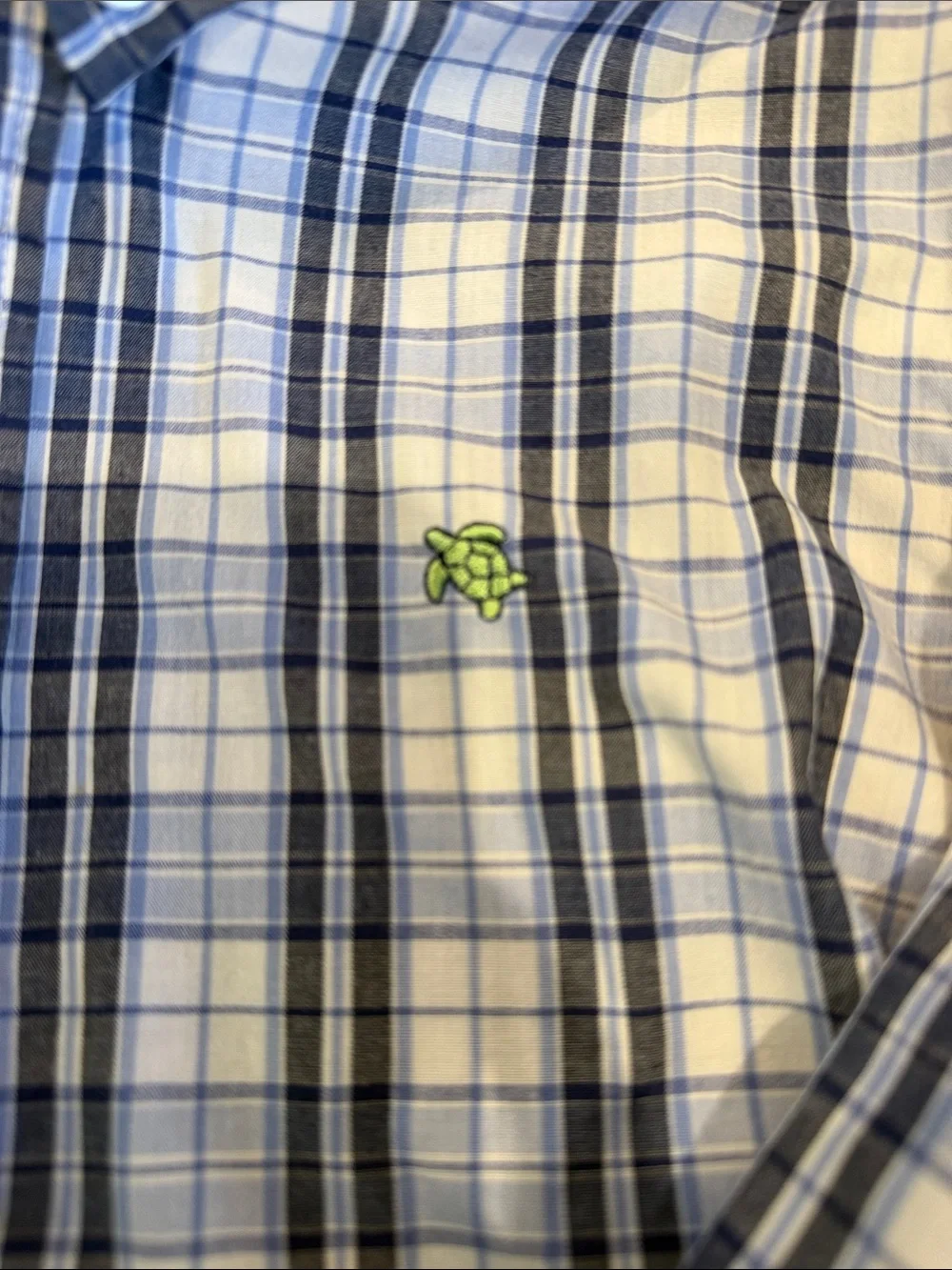 Boys J Bailey White and Blue Plaid Button-Down Shirt size 8